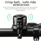 Trådløs cykelklokke med Tyverisikring og indbygget tracker. Passer til Iphone/iOS