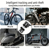 Trådløs cykelklokke med Tyverisikring og indbygget tracker. Passer til Iphone/iOS